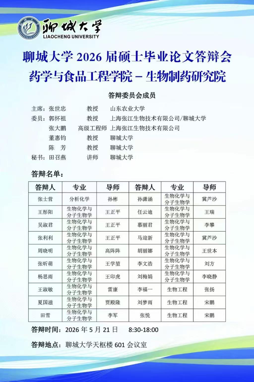 聊城大学2026届硕士毕业论文答辩会拉斯维加斯娱乐城(中国)唯一官方网站
-生物制药研究院.jpg